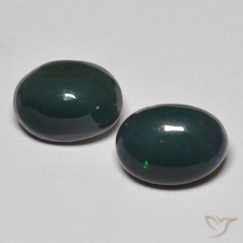 1.57ctw Natural Multicolor Ópalo, Ovalada, Opaco