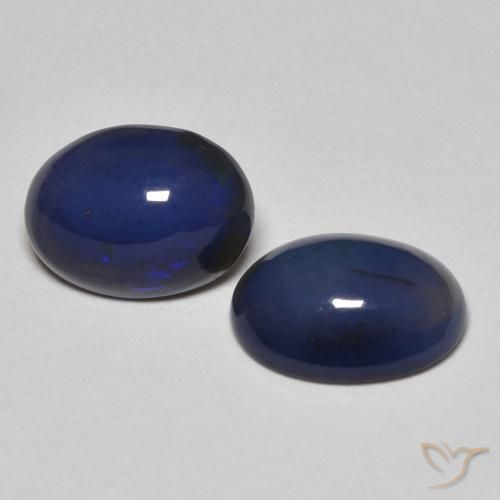 Gemas de Ópalo Multicolor natural de 1.34 ct, Ovalada, Opaco