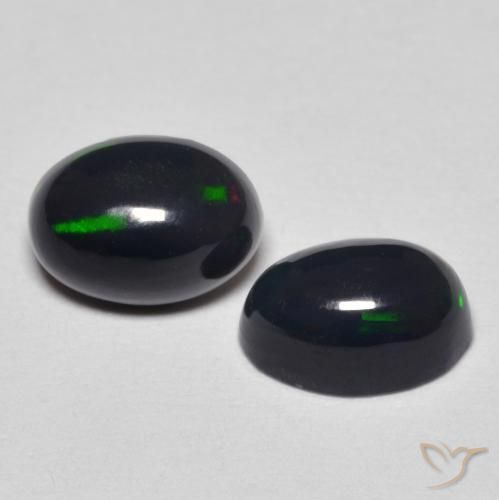 Gemas de Ópalo Multicolor natural de 1.04 ct, Ovalada, Opaco