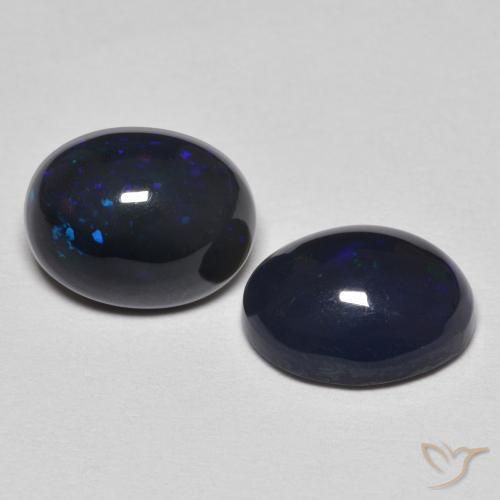 Gemas de Ópalo Multicolor natural de 2.39 ct, Ovalada, Opaco