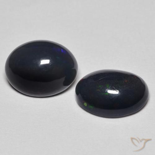 Gemas de Ópalo Multicolor natural de 1.68 ct, Ovalada, Opaco
