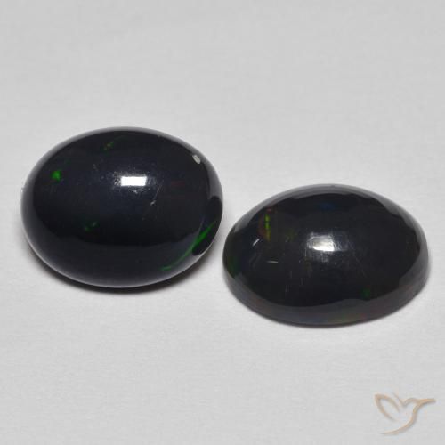 Gemas de Ópalo Multicolor natural de 2.17 ct, Ovalada, Opaco