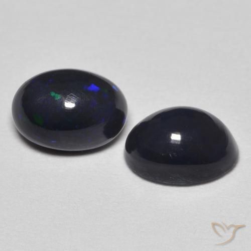 Gemas de Ópalo Multicolor natural de 1.18 ct, Ovalada, Opaco