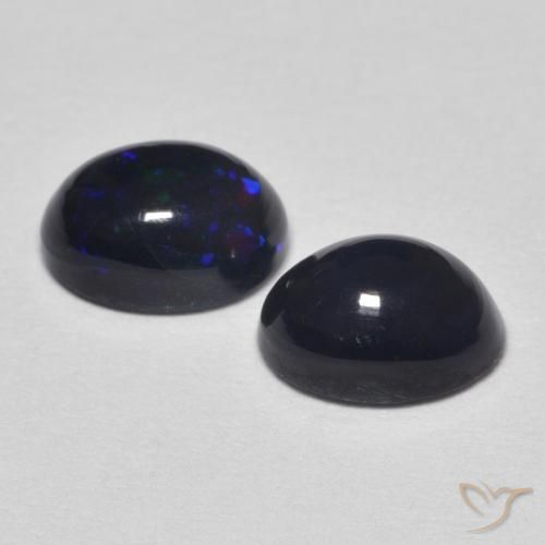 Gemas de Ópalo Multicolor natural de 1.18 ct, Ovalada, Opaco