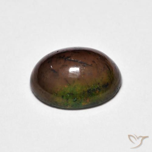 Ópalo Multicolor natural de 1.48 ct, Ovalada, Opaco