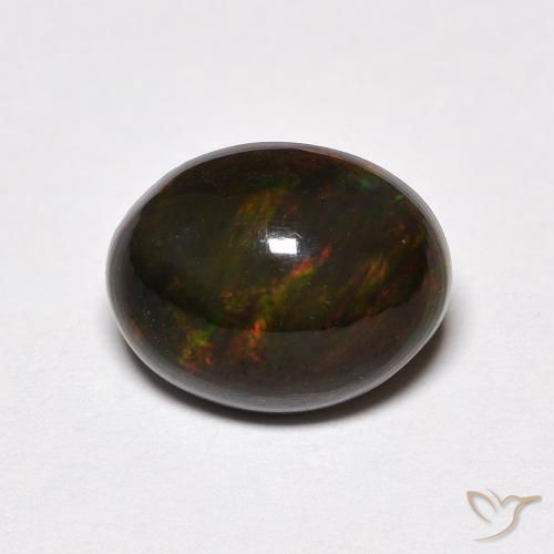 1.78ct Natural Multicolor Ópalo, Ovalada, Opaco