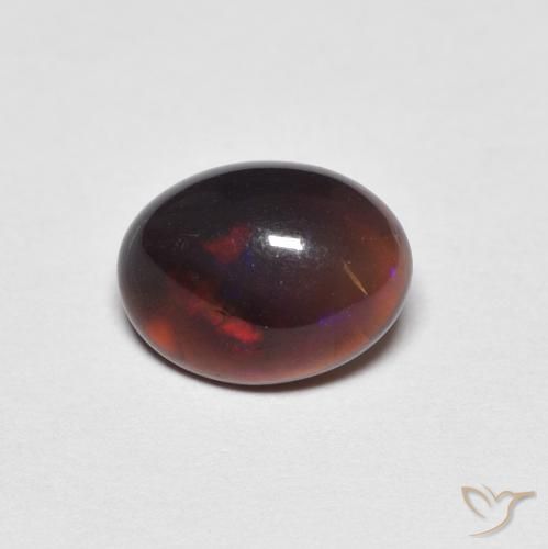 0.98ct Natural Multicolor Ópalo, Ovalada, Opaco