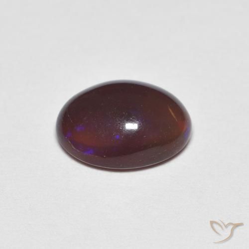 Ópalo Multicolor natural de 0.98 ct, Ovalada, Opaco