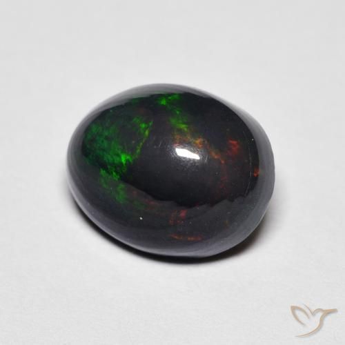 Ópalo Multicolor natural de 1.96 ct, Ovalada, Opaco