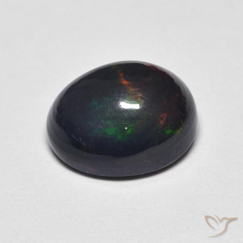Ópalo Multicolor natural de 1.96 ct, Ovalada, Opaco