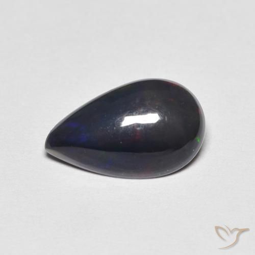 Ópalo Multicolor natural de 1.13 ct, En forma de pera, Opaco