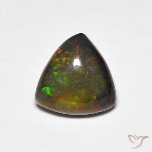 Ópalo Multicolor natural de 1.19 ct, Trillón, Opaco