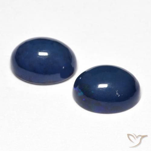 Gemas de Ópalo Multicolor natural de 1.82 ct, Ovalada, Opaco