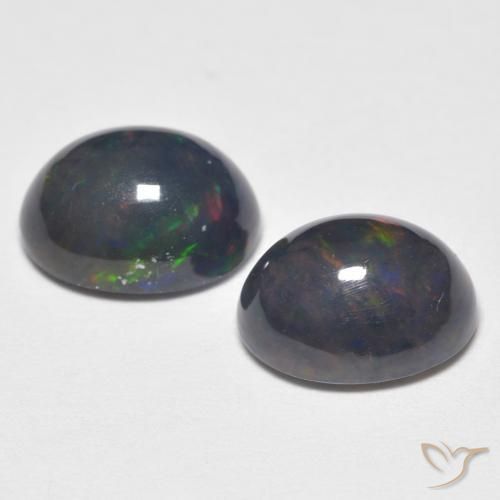 Gemas de Ópalo Multicolor natural de 2.65 ct, Ovalada, Opaco