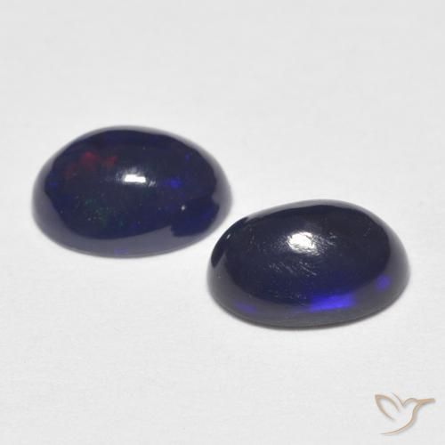 Gemas de Ópalo Multicolor natural de 1.03 ct, Ovalada, Opaco