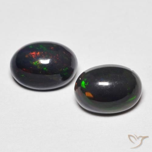0.93ctw Natural Multicolor Ópalo, Ovalada, Opaco