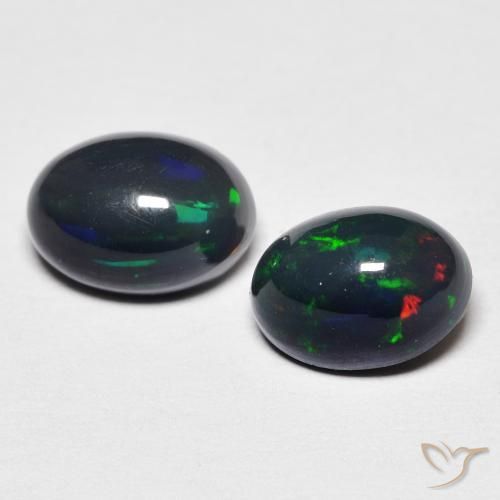 1.21ctw Natural Multicolor Ópalo, Ovalada, Opaco