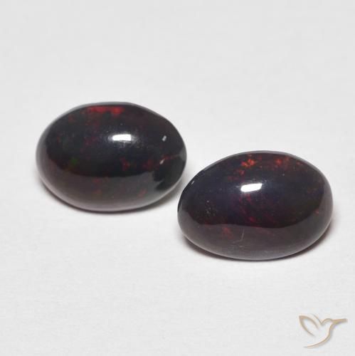 0.72ctw Natural Multicolor Ópalo, Ovalada, Opaco
