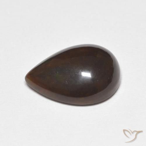Ópalo Multicolor natural de 2.40 ct, En forma de pera, Opaco