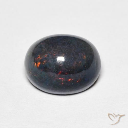 1.15ct Natural Multicolor Ópalo, Ovalada, Opaco
