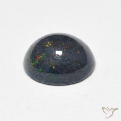 Ópalo Multicolor natural de 1.15 ct, Ovalada, Opaco