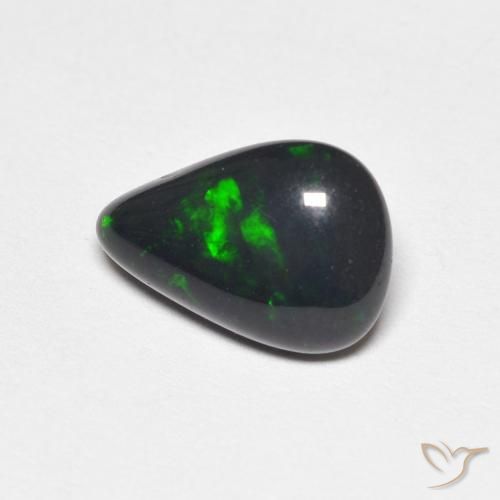 Ópalo Multicolor natural de 1.21 ct, En forma de pera, Opaco