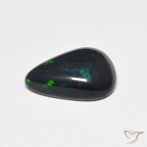 Ópalo Multicolor natural de 1.21 ct, En forma de pera, Opaco