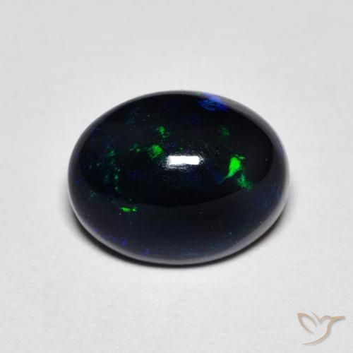 Ópalo Multicolor natural de 1.65 ct, Ovalada, Opaco