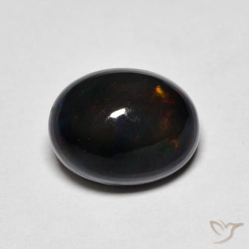 1.47ct Natural Multicolor Ópalo, Ovalada, Opaco
