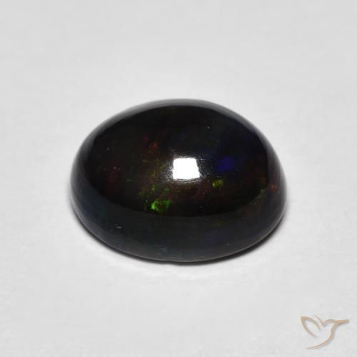 Ópalo Multicolor natural de 1.47 ct, Ovalada, Opaco