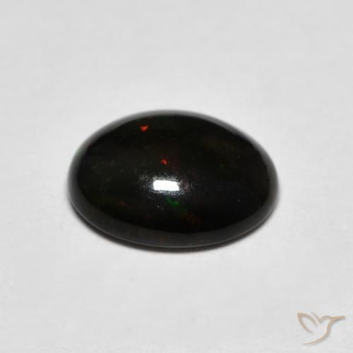 Ópalo Multicolor natural de 1.06 ct, Ovalada, Opaco