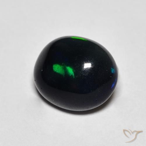 Ópalo Multicolor natural de 1.73 ct, Ovalada, Opaco
