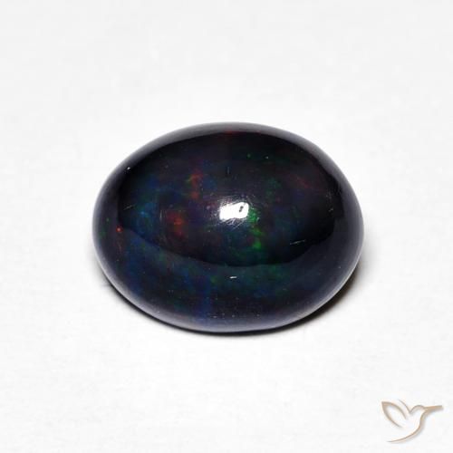 1.17ct Natural Multicolor Ópalo, Ovalada, Opaco