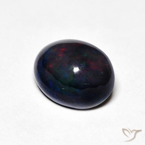 Ópalo Multicolor natural de 1.17 ct, Ovalada, Opaco