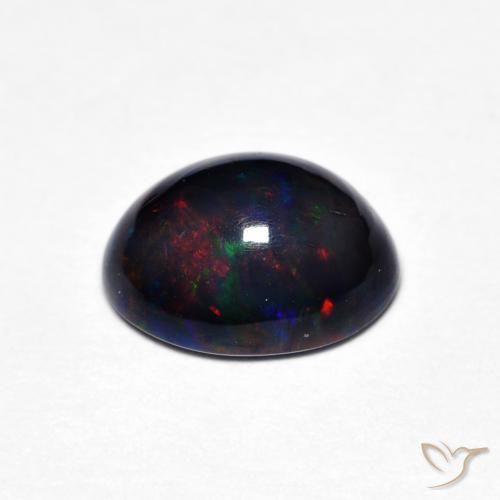 Ópalo Multicolor natural de 1.17 ct, Ovalada, Opaco