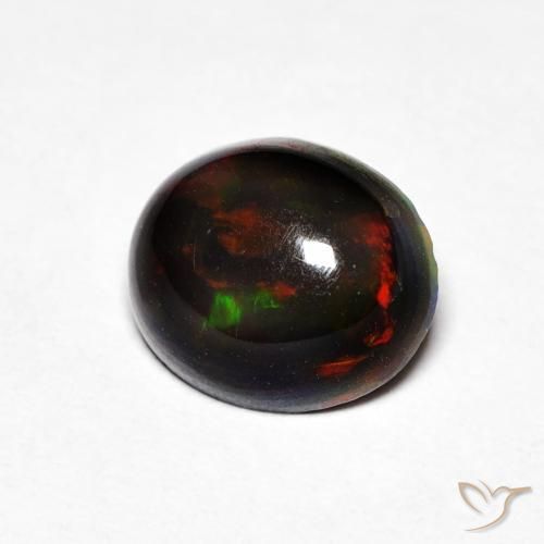 0.97ct Natural Multicolor Ópalo, Ovalada, Opaco