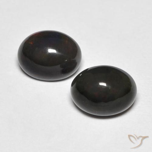 1.18ctw Natural Multicolor Ópalo, Ovalada, Opaco