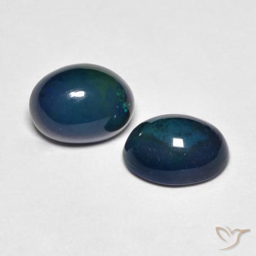 Gemas de Ópalo Multicolor natural de 1.67 ct, Ovalada, Opaco