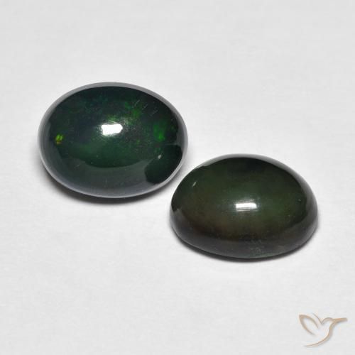 Gemas de Ópalo Multicolor natural de 2.48 ct, Ovalada, Opaco