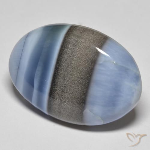 Ópalo Multicolor natural de 28.42 ct, Ovalada, Opaco