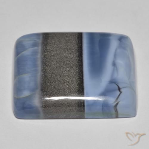 Ópalo Multicolor natural de 33.07 ct, Corte Baguette, Opaco