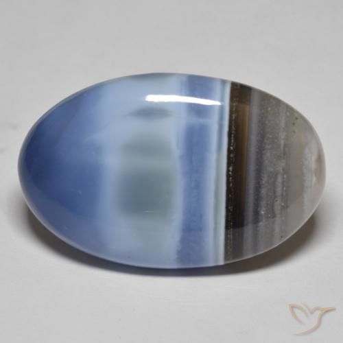 Ópalo Multicolor natural de 24.99 ct, Ovalada, Opaco