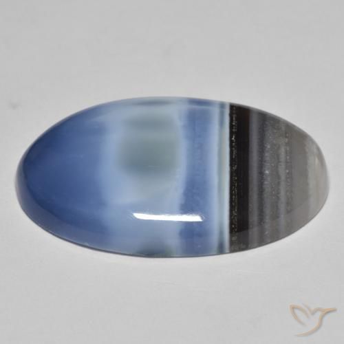 Ópalo Multicolor natural de 24.99 ct, Ovalada, Opaco