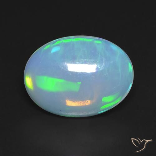 3.56ct Natural Multicolor Ópalo, Ovalada, Transparente