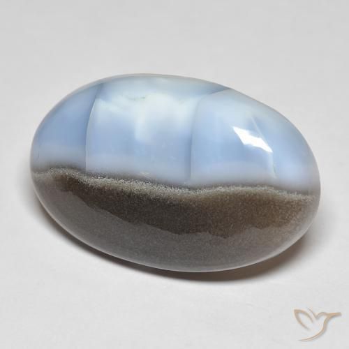 Ópalo Multicolor natural de 21.61 ct, Ovalada, Opaco