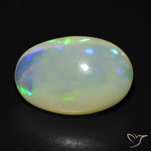 3.33ct Natural Multicolor Ópalo, Ovalada, Transparente