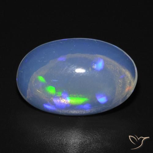 2.54ct Natural Multicolor Ópalo, Ovalada, Transparente