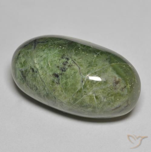 Ópalo Verde terroso natural de 22.64 ct, Ovalada, Opaco