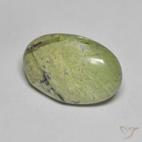 7.29ct Natural Verde medio Ópalo, Ovalada, Opaco