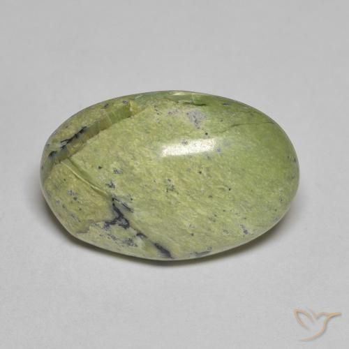 Ópalo Verde medio natural de 7.29 ct, Ovalada, Opaco